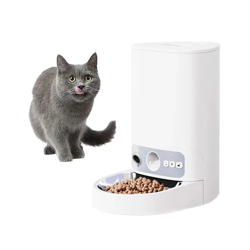 # Hot Remote Control Smart Wifi Programmable Pet Feeder Dual Power Supply For Indoor Or Outdoor Pet New Supplies